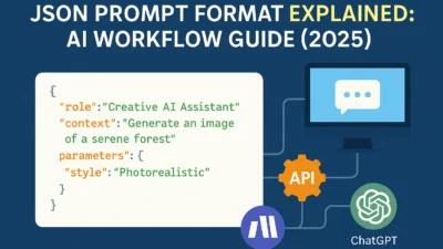 JSON prompt format for AI tools and automation