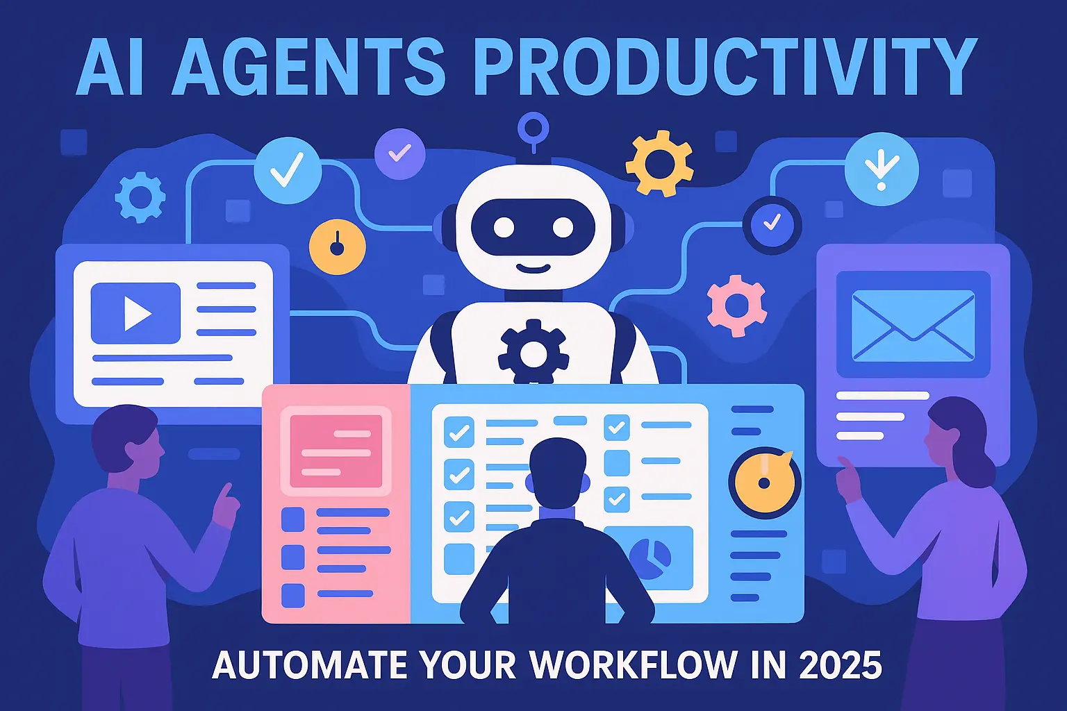 AI agents productivity tools automating digital workflows in 2025